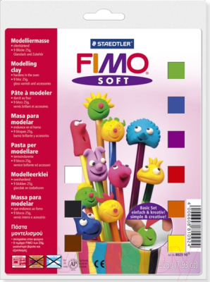 Набор для лепки Fimo Soft 8023-10 (10x25г)