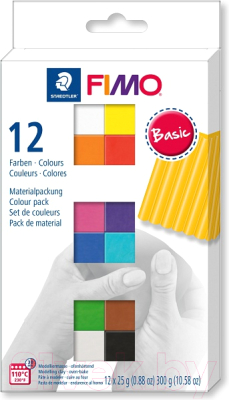 

Полимерная глина Fimo, Soft Basic Colours 8023 C12-1