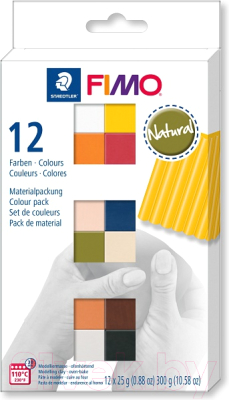 Полимерная глина Fimo Soft Natural Colours 8023 C12-4 (12x25г)