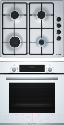 

Комплект встраиваемой техники Bosch, HBF234EW0R + PBP6B5B60