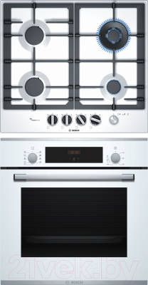 

Комплект встраиваемой техники Bosch, HBF234EW0R + PCH6A2M90R