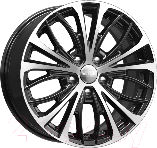 Литой диск K&K КС873 Volkswagen 17x7.5" 5x112мм DIA 57.1мм ET 47мм Алмаз черный