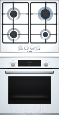 

Комплект встраиваемой техники Bosch, HBF234EW0R + PGP6B2B60R