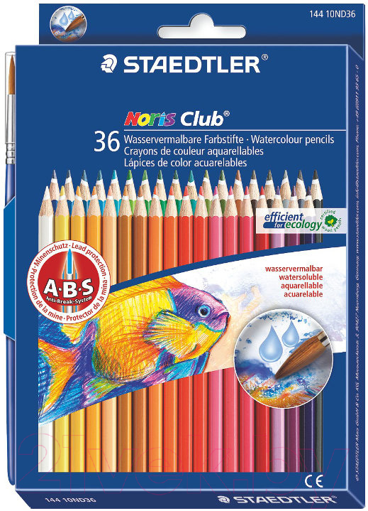 Набор акварельных карандашей Staedtler 144 10ND36