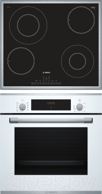 

Комплект встраиваемой техники Bosch, HBF234EW0R + PKG645FP1G