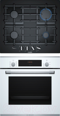 

Комплект встраиваемой техники Bosch, HBF234EW0R + PPP6A6C90R