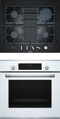 

Комплект встраиваемой техники Bosch, HBF234EW0R + PPP6A6M90R