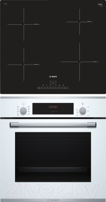Комплект встраиваемой техники Bosch, HBF234EW0R + PUE611FB1E