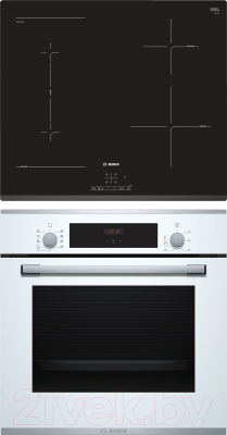 

Комплект встраиваемой техники Bosch, HBF234EW0R + PWP631BB1E