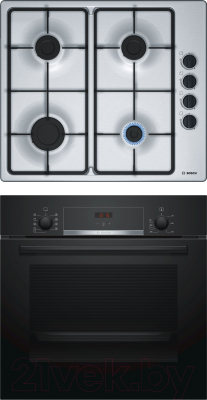 

Комплект встраиваемой техники Bosch, HBF514BB0R + PBP6B5B60
