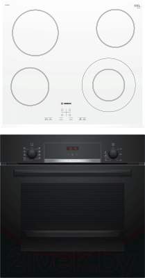 

Комплект встраиваемой техники Bosch, HBF514BB0R + PKF652BB1E