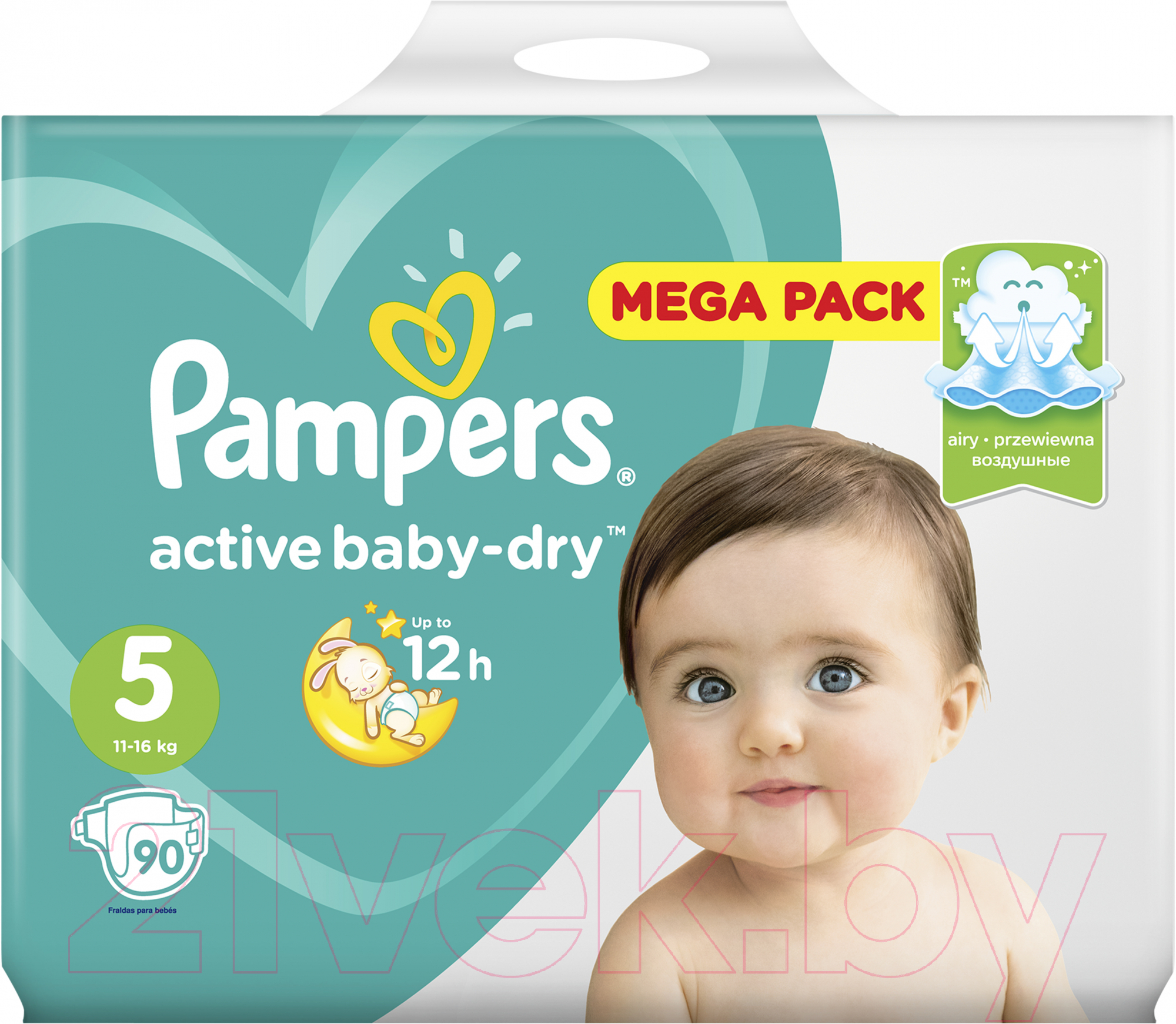 Подгузники детские Pampers Active Baby-Dry 5 Junior (90шт)