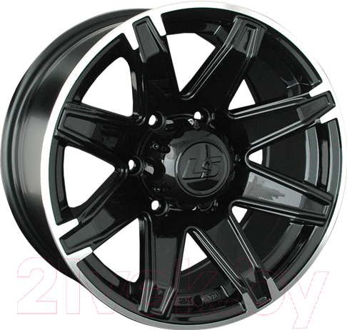 Литой диск LS wheels LS 763 17x8" 6x139.7мм DIA 107.1мм ET 10мм BKL