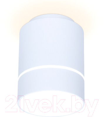 Точечный светильник Ambrella TN256 WH/S (белый/песок)