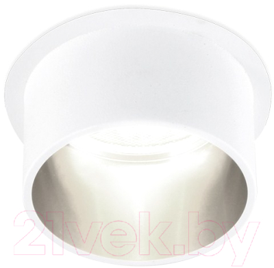 Точечный светильник Ambrella TN200 WH/CH MR16 (белый/хром)