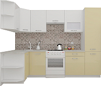 

Готовая кухня, ЭкоЛайт-5 1.3x2.7 правая