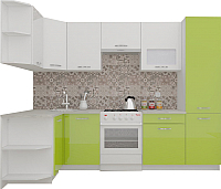 

Готовая кухня, ЭкоЛайт-5 1.3x2.7 правая