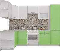 

Готовая кухня, ЭкоЛайт-5 1.3x2.7 левая