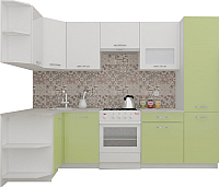 

Готовая кухня, ЭкоЛайт-5 1.3x2.7 левая
