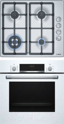 

Комплект встраиваемой техники Bosch, HBF514BW0R + PBH6C5B90R