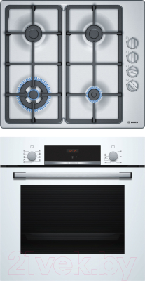 

Комплект встраиваемой техники Bosch, HBF514BW0R + PBH6C5B95R