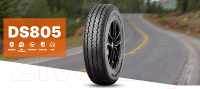 Летняя легкогрузовая шина DoubleStar DS805 155/80R12C 88/86N