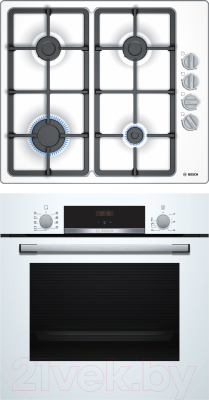 

Комплект встраиваемой техники Bosch, HBF514BW0R + PBP6C2B90