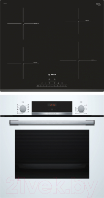 

Комплект встраиваемой техники Bosch, HBF514BW0R + PIE631FB1E