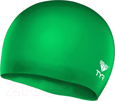 Шапочка для плавания TYR Wrinkle Free Junior Silicone Cap / LCSJR/326 (зеленый)
