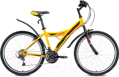 Велосипед Forward Dakota 26 1.0 2018 / RBKW8MN6P006 (16.5, желтый)