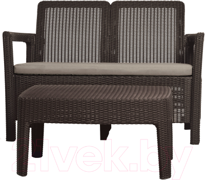 Комплект садовой мебели Keter Tarifa Lounge Set / 223787 (коричневый)