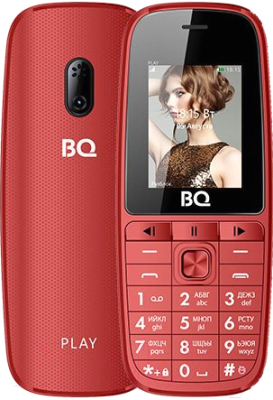 Мобильный телефон BQ Play BQ-1841 (красный)