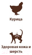 Лакомство для кошек Мнямс Курица с vita-комплексом для кожи и шерсти / 701115