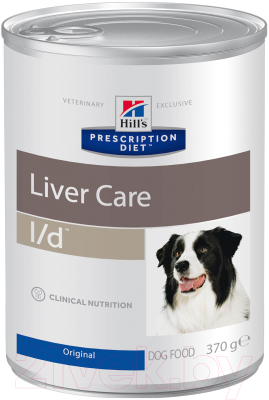 Влажный корм для собак Hill's Prescription Diet Liver Care l/d Original (370г)