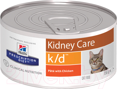 Влажный корм для кошек Hill's Prescription Diet Kidney Care k/d (156г)