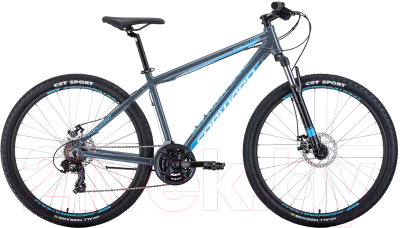 Велосипед Forward Apache 27.5 2.0 Disc 2020 / RBKW0M67Q033 (19, серый/голубой)