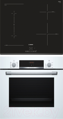 

Комплект встраиваемой техники Bosch, HBF514BW0R + PWP631BB1E