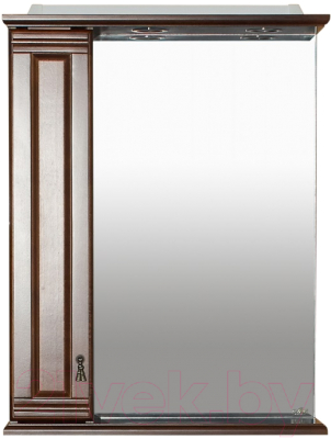 Шкаф с зеркалом для ванной Misty Вивьен 60 L / П-Рим03060-8025Л