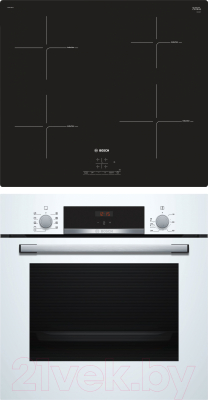 

Комплект встраиваемой техники Bosch, HBF534EW0R + PIE611BB1E