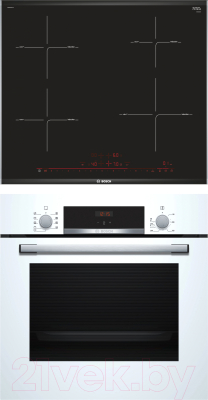 

Комплект встраиваемой техники Bosch, HBF534EW0R + PIE675DC1E