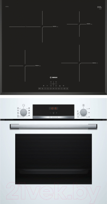 

Комплект встраиваемой техники Bosch, HBF534EW0R + PIF651FB1E