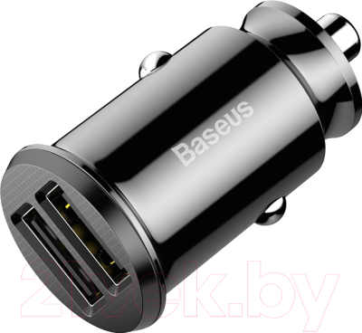 Зарядное устройство автомобильное Baseus Grain 3.1А / CCALL-ML01 (черный)