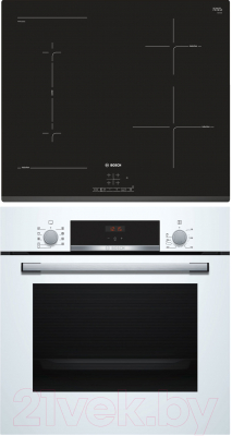 

Комплект встраиваемой техники Bosch, HBF534EW0R + PWP631BB1E