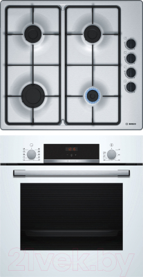 

Комплект встраиваемой техники Bosch, HBF554YW0R + PBP6B5B60