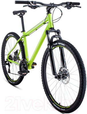 Велосипед Forward Sporting 27.5 2.0 Disc 2020 / RBKW0MN7Q028 (19, светло-зеленый/серый)