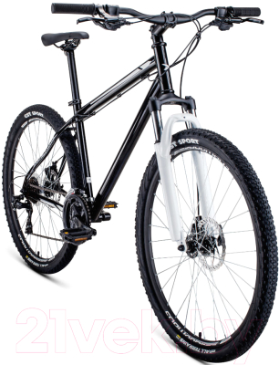 Велосипед Forward Sporting 27.5 2.0 Disc 2020 / RBKW0MN7Q027 (19, серый/черный)