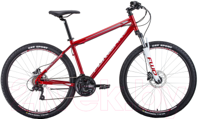 Велосипед Forward Sporting 27.5 3.0 Disc 2020 / RBKW0MN7Q007 (19, темно-красный/серый)