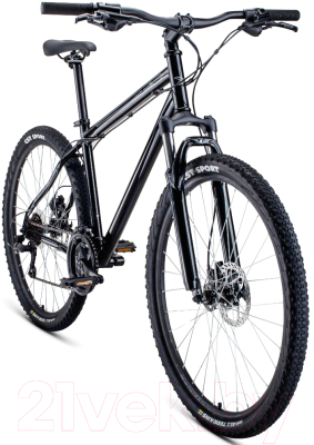 Велосипед Forward Sporting 27.5 3.0 Disc 2020 / RBKW0MN7Q006 (19, черный)