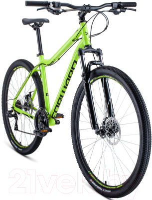 Велосипед Forward Sporting 29 2.0 Disc 2020 / RBKW0MN9Q010 (19, светло-зеленый/черный)