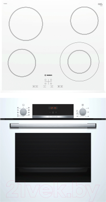 

Комплект встраиваемой техники Bosch, HBF514BW0R + PKF652BB1E